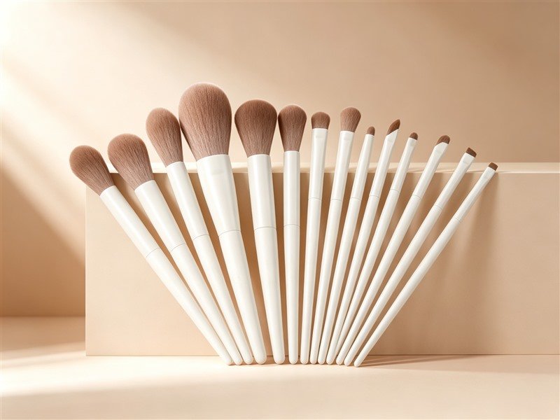 Vegan Synthetic Makeup Brush Set (12 pcs)