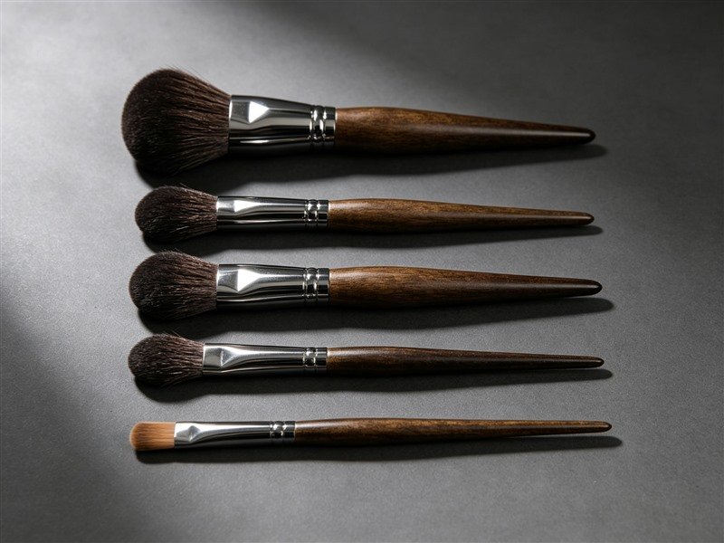 Travel Makeup Brush Set (5 pcs, mini)
