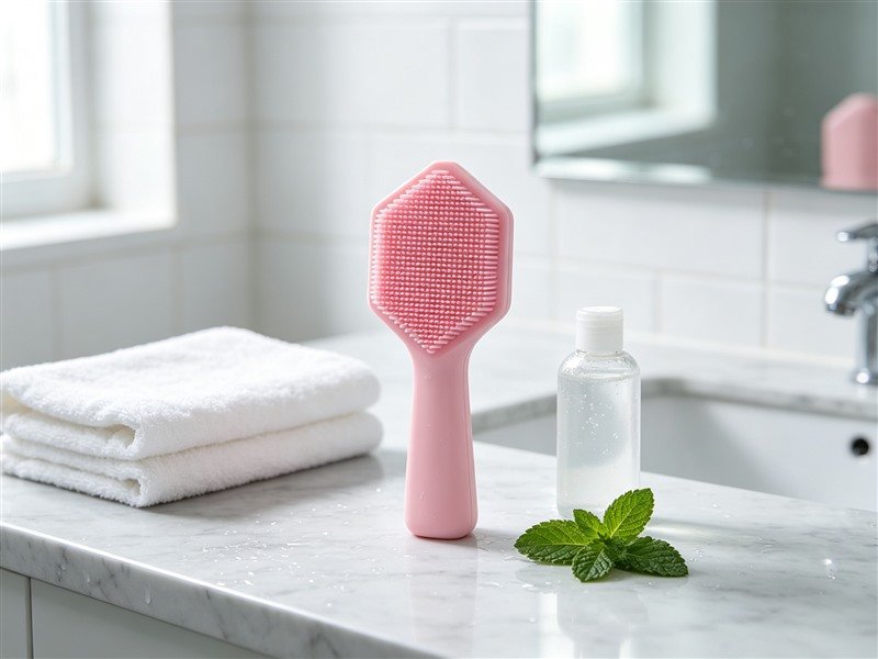 Facial Cleansing Brush (manual, silicone)