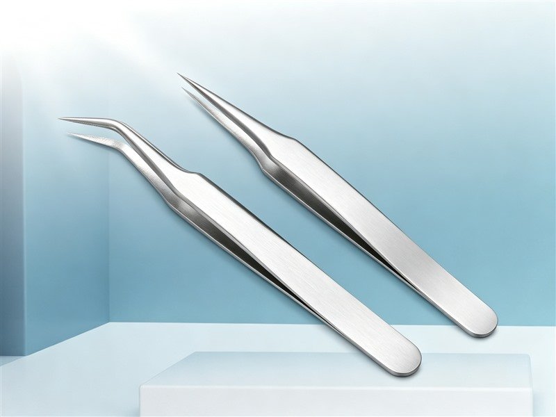Tweezers Set (slanted & pointed)