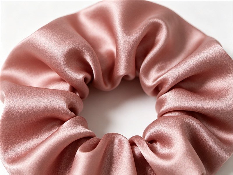 Silk Scrunchies Set (mulberry silk, 6 pcs)