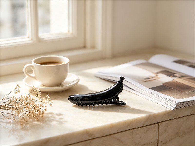 Banana Hair Clip (french style)