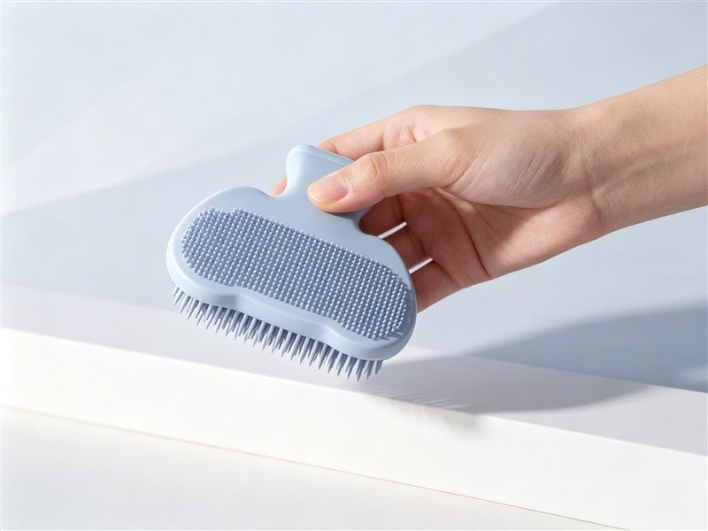 Shampoo Scalp Massager Brush (silicone)