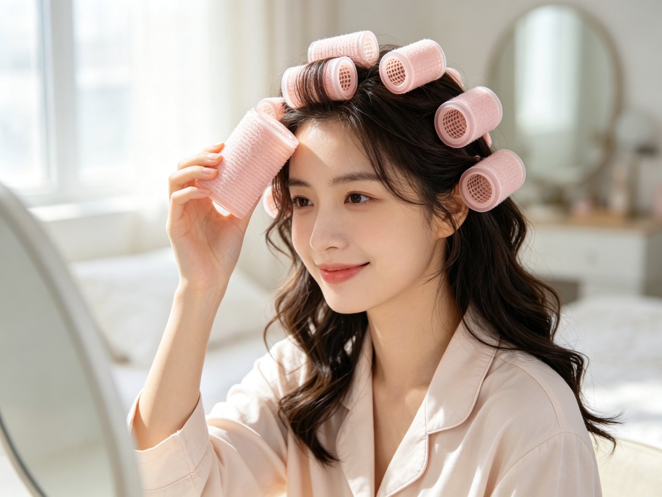 Hair Rollers Set (self-grip, no heat)
