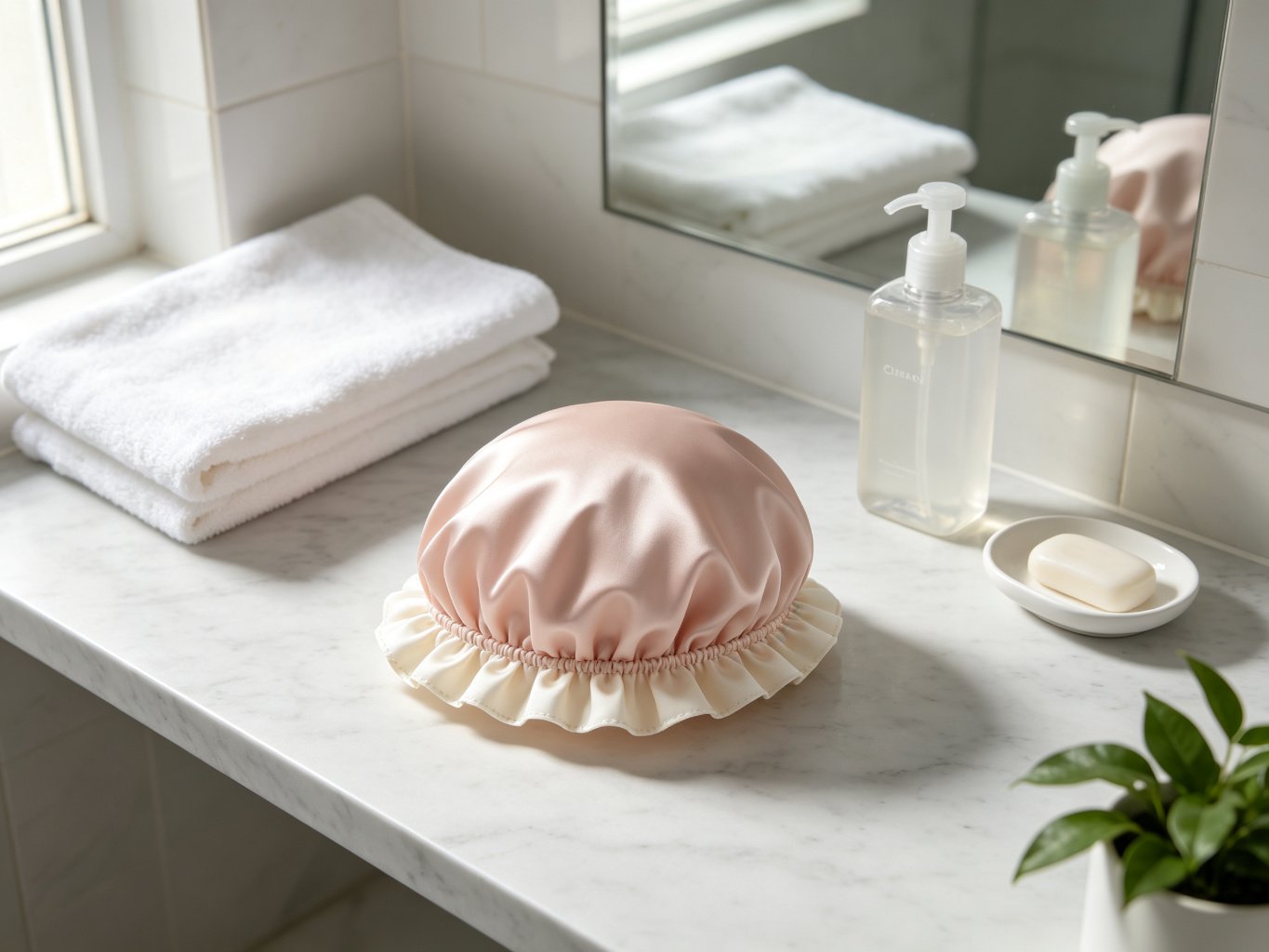 Shower Cap (double-layer, waterproof)