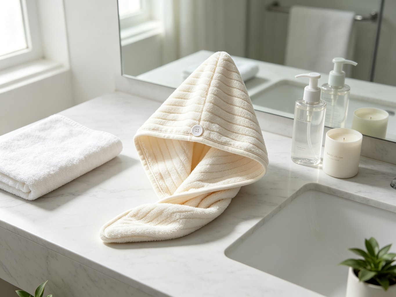 Microfiber Hair Towel Wrap (twist)