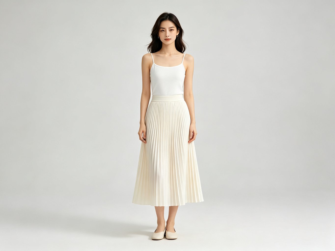 Midi Skirt (women, elastic waist)