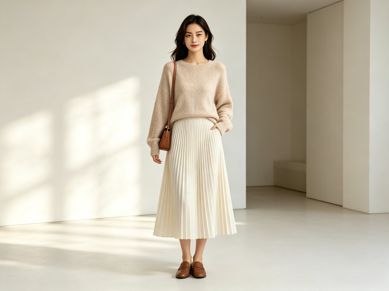 Midi Skirt (women, elastic waist)