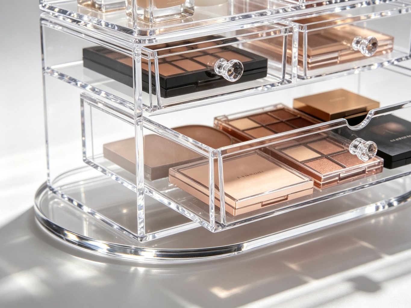 Acrylic Makeup Organizer (drawer, rotating)