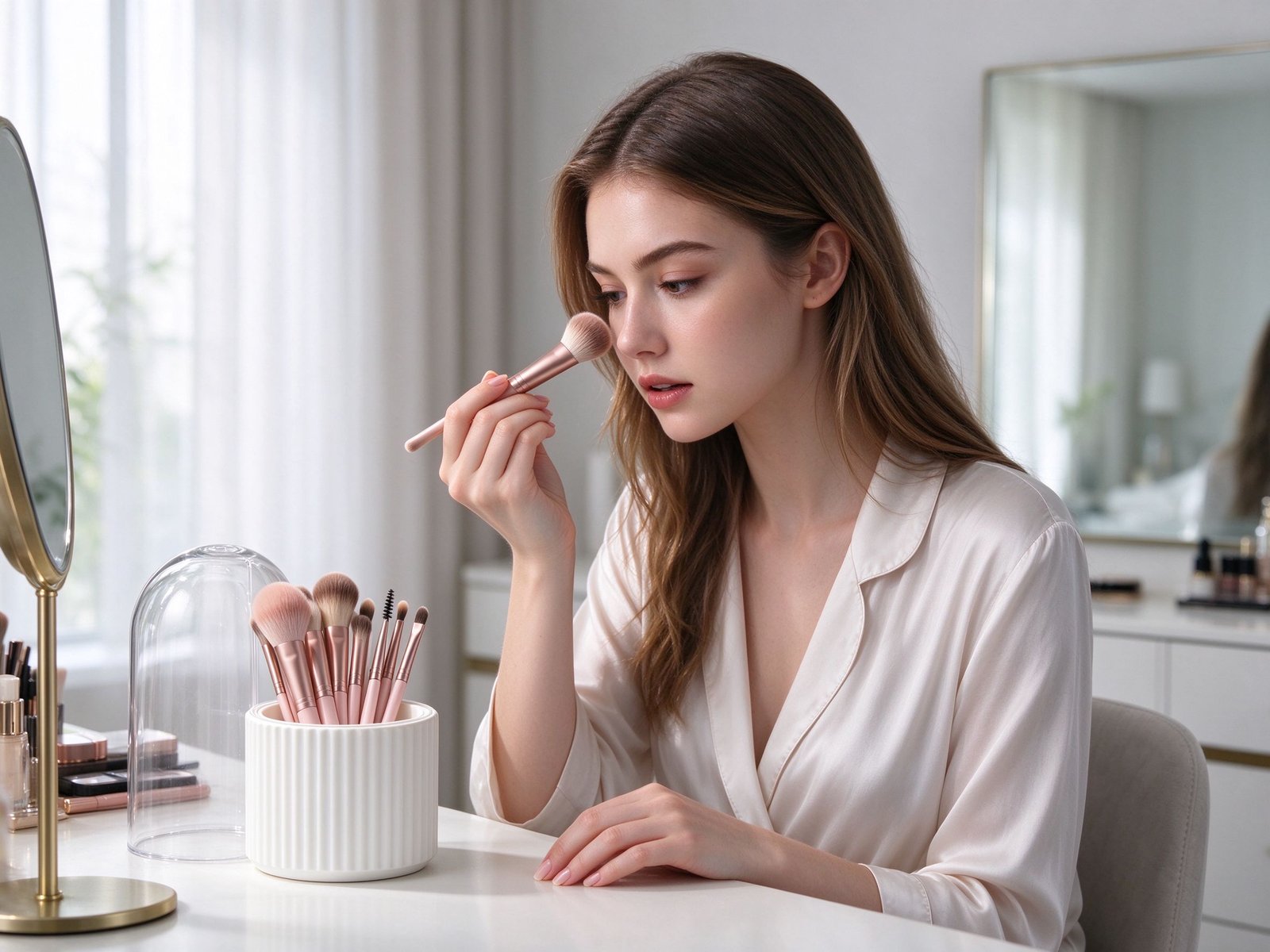 Makeup Brush Holder (desk organizer)