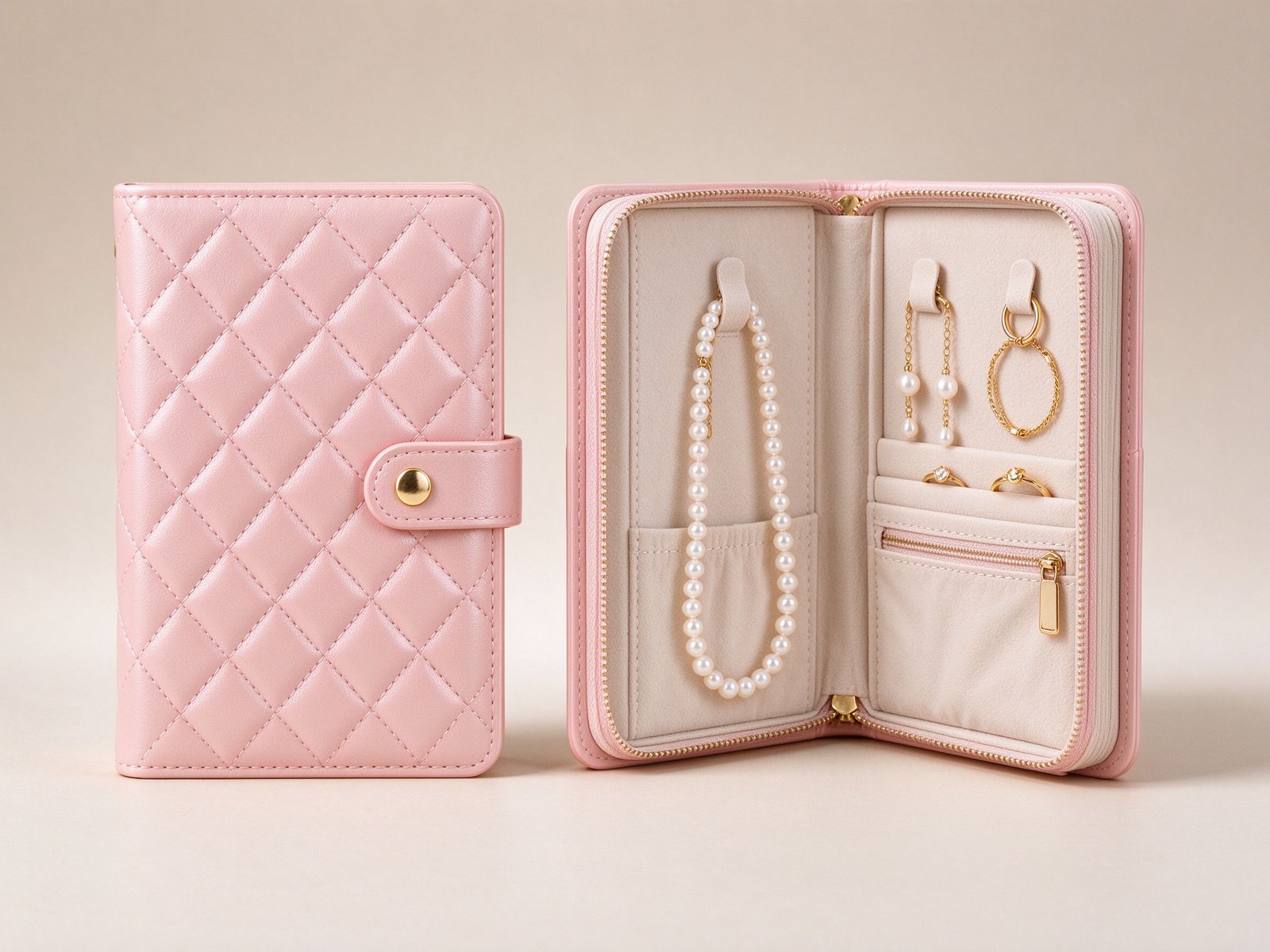 Travel Jewelry Pouch (anti-tangle)