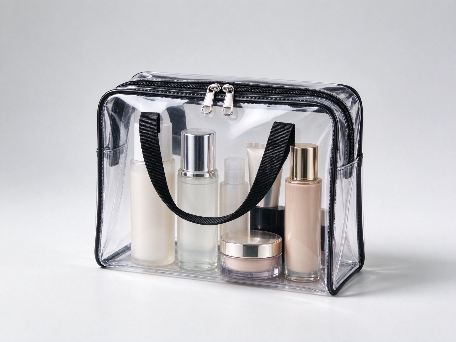 Clear Makeup Bag (travel cosmetic pouch)