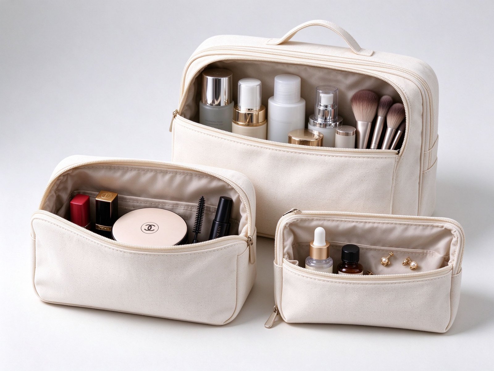 Cosmetic Pouch Set (multi-size)