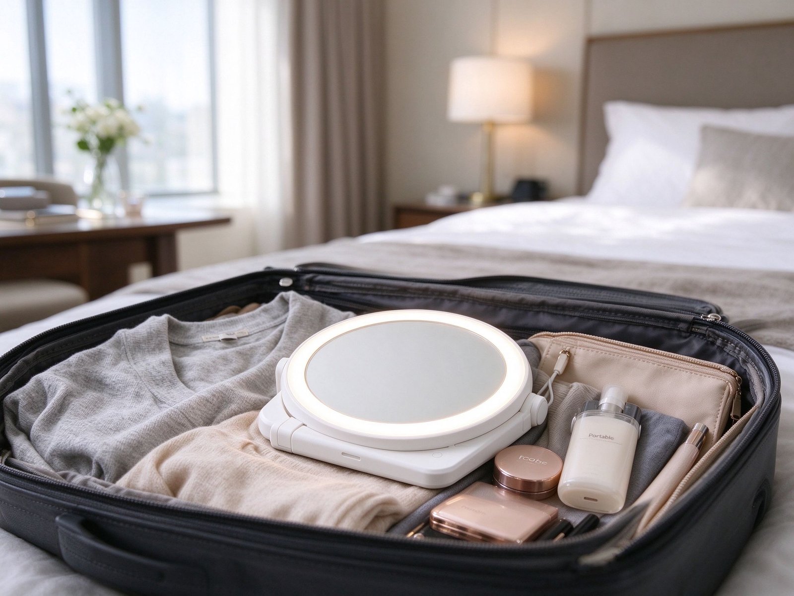 LED Cosmetic Mirror (non-smart, portable)