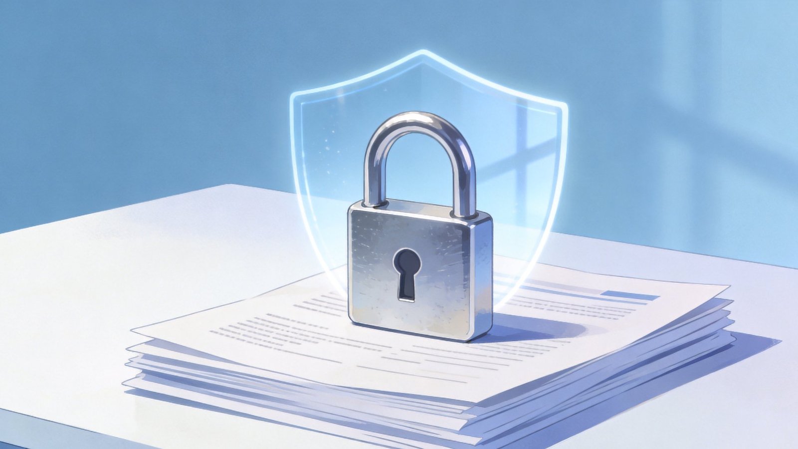 Document protection and confidentiality under our Terms of Service